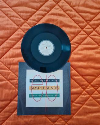 Disco Vinile Simple Minds "Ballad of the streets "