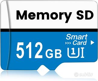 microSD da 512GB memoria removibile come nuova