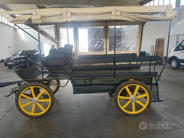 Carrozza wagonette coperta