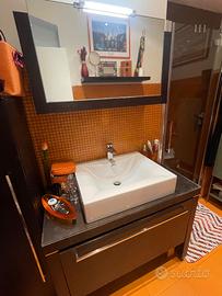 Mobile bagno+ specchio contenitore+ mobile