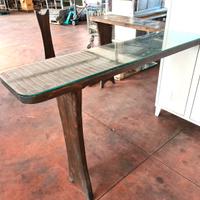 tavoli legno e vetro usati