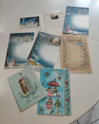 8    cartoline letterine di NATALE