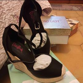 Espadrillas scarpe estive zeppa