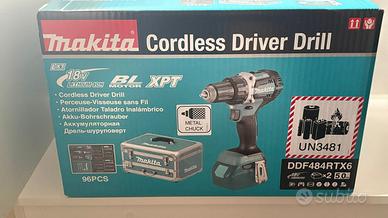 Makita Trapano Avvitatore 54NM con 2 Batterie