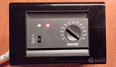Termostato incasso EMMETI + placca BTicino Living