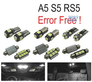 KIT 16 LAMPADE LED INTERNE PER AUDI A5 S5 RS5 B8 0