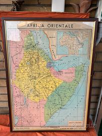 Cartina africa orientale anni 30