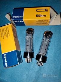 Siemens coppia di valvole EL34 nuove scatolate