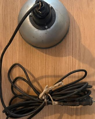 Lampade industriali vintage in metallo
