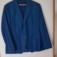 Abito uomo giacca e pantaloni blu tg. 58