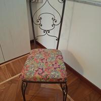Sedia in ferro battuto