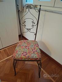Sedia in ferro battuto