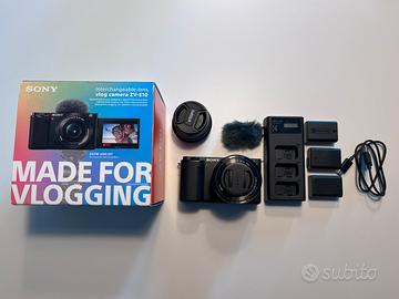 Fotocamera Sony Vlog camera ZV-E10