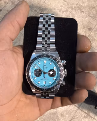 tudor crono flamingo blu