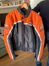 Giacca moto pelle uomo tg52
