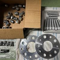 Distanziali, progionieri e dadi ruota Porsche