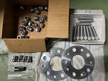 Distanziali, progionieri e dadi ruota Porsche