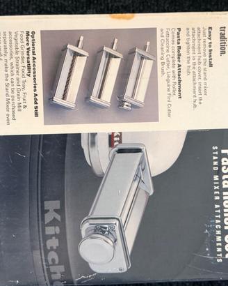 Pasta roller set per kitchen aid
