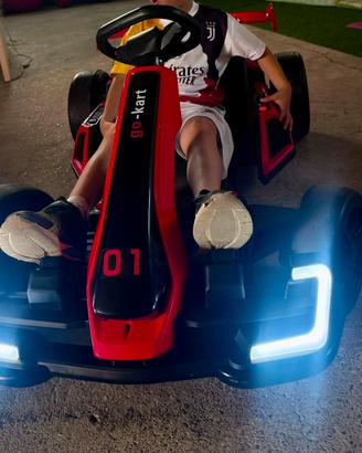 Go-Kart rossa bambino dai 6 ai 12 anni 24volt