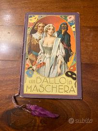 Calendarietto barbiere”Un Ballo in maschera”- 1935