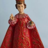 Arte sacra statua Bambino Gesù di Praga. 
