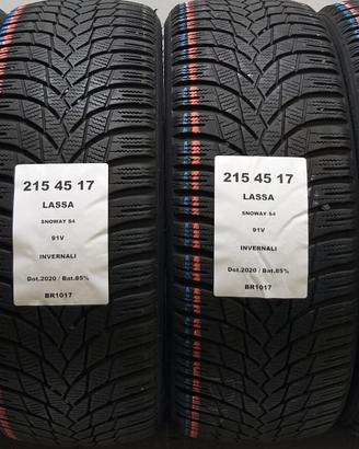 4 GOMME 215 45 17 LASSA BR1017