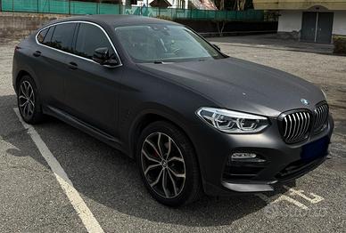 BMW X4 G02 XDrive20d XLine Wrap Nero Satinato