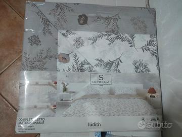 completo lenzuola matrimoniale 100% cotone 