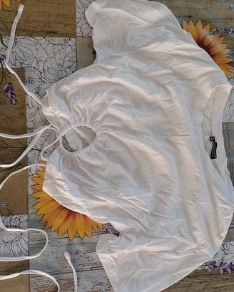 Top Bershka Bianco – Taglia XS Donna