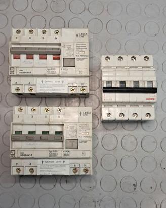 Interruttori magnetotermici per impianto 380v