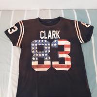 Maglietta Clark Uomo Maniche Corte America Style L