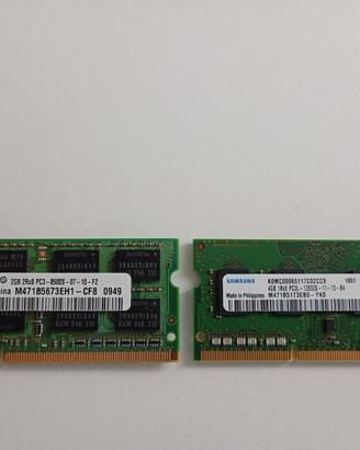 Memoria Ram Samsung DDR3/DDR3L