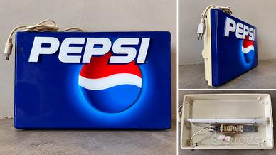 INSEGNA PUBBLICITARIA ORIGINALE PEPSI ANNI 90/2000