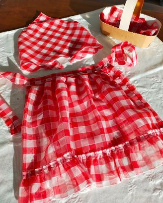 costume da contadinella x recite fine anno