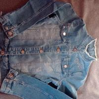 Giubbotto jeans bambina