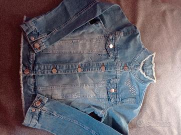Giubbotto jeans bambina