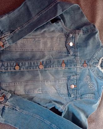Giubbotto jeans bambina