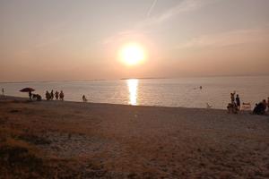 A 50 m dalla spiaggia libera