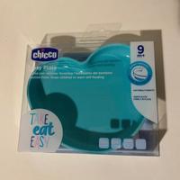Piatto Cuore Chicco Easy Plate Blu