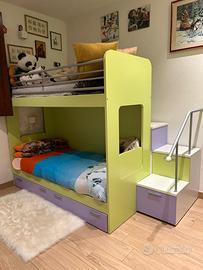 Cameretta con letto a castello