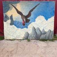 Grande dipinto vintage