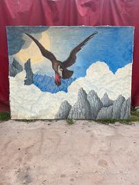 Grande dipinto vintage