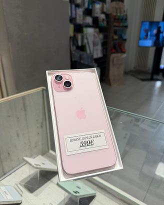iPhone 15 plus rosa 256gb 599€