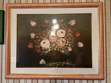 Quadro con dipinto ad olio