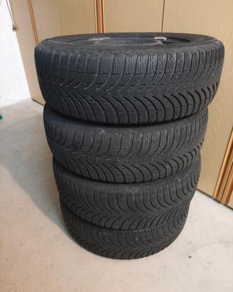 gomme invernali Michelin + cerchi  205/60 R16