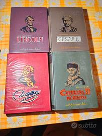 LOTTO 4 LIBRI DALL'OGLIO Lincoln, Danton, Cesare