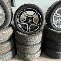 Cerchi Smart 453 completi di gomme dot 2021 da 16