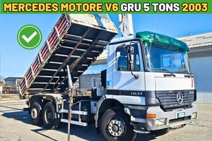 Camion ribaltabile Con Gru Mercedes-Benz Actros 18