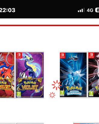 Giochi vari Pokemon Nintendo switch