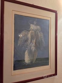 Tenpera Originale Giovanni Gromo 1992 con Strenna